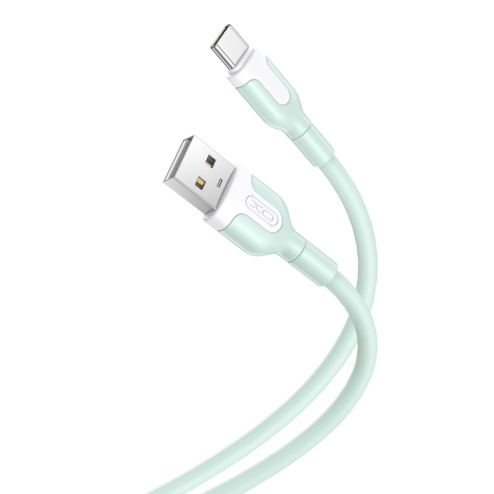 XO USB - USB-C 1.0 m 2.1A - groen