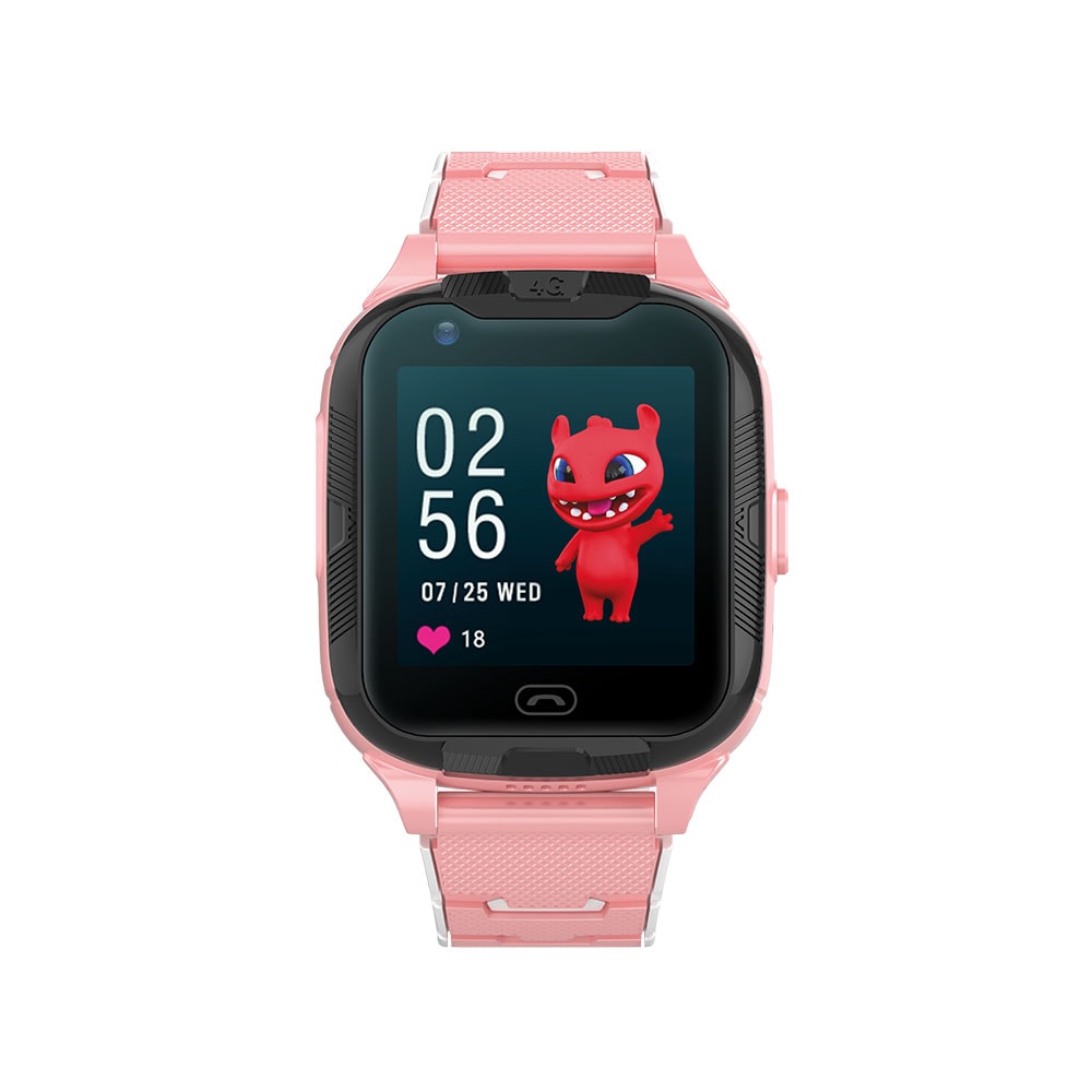 Maxlife Smartwatch voor kinderen 4G GPS WiFi - Roze