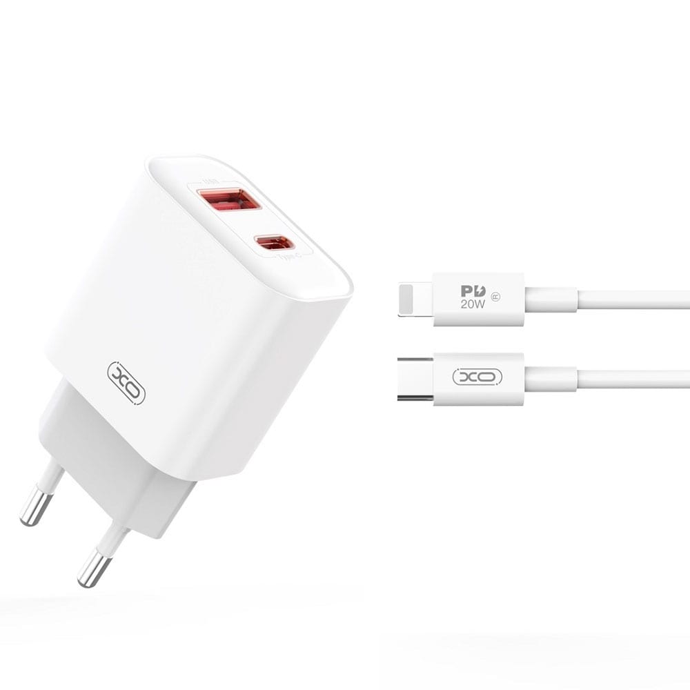 iPhone Snellader USB-C Voedingsadapter 20W + Kabel