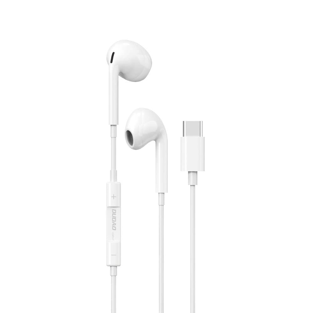 Dudao In-Ear Headset met USB-C-aansluiting - Wit