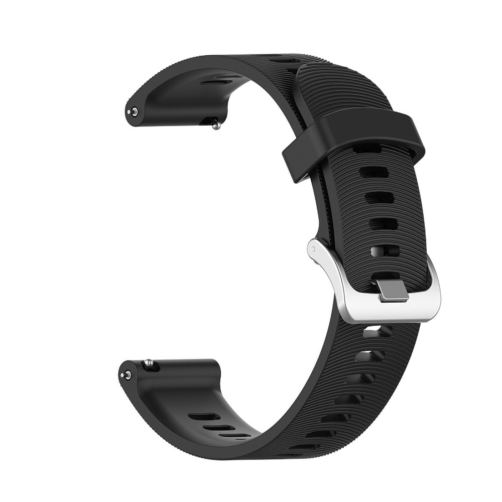 Siliconen polsband voor Garmin Forerunner 245 / 245 Music - Zwart