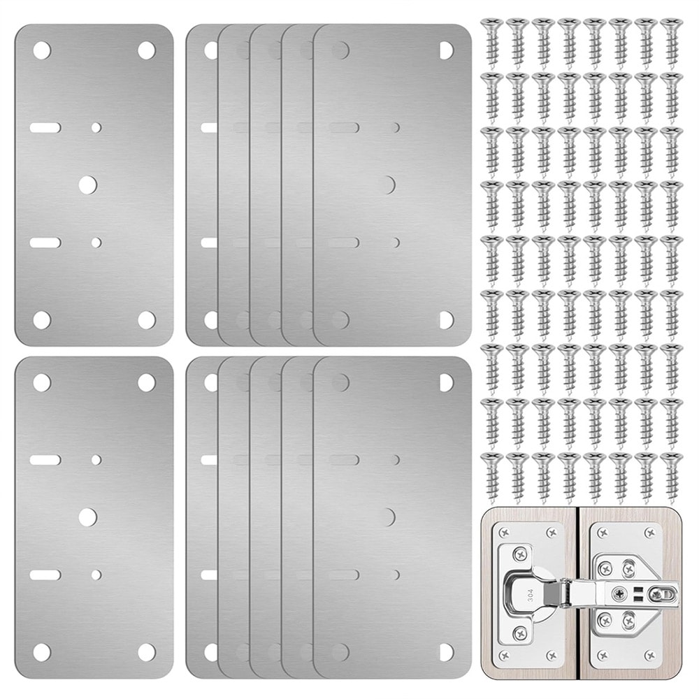 Reparatieplaat voor scharnieren 90x47mm 10-pak