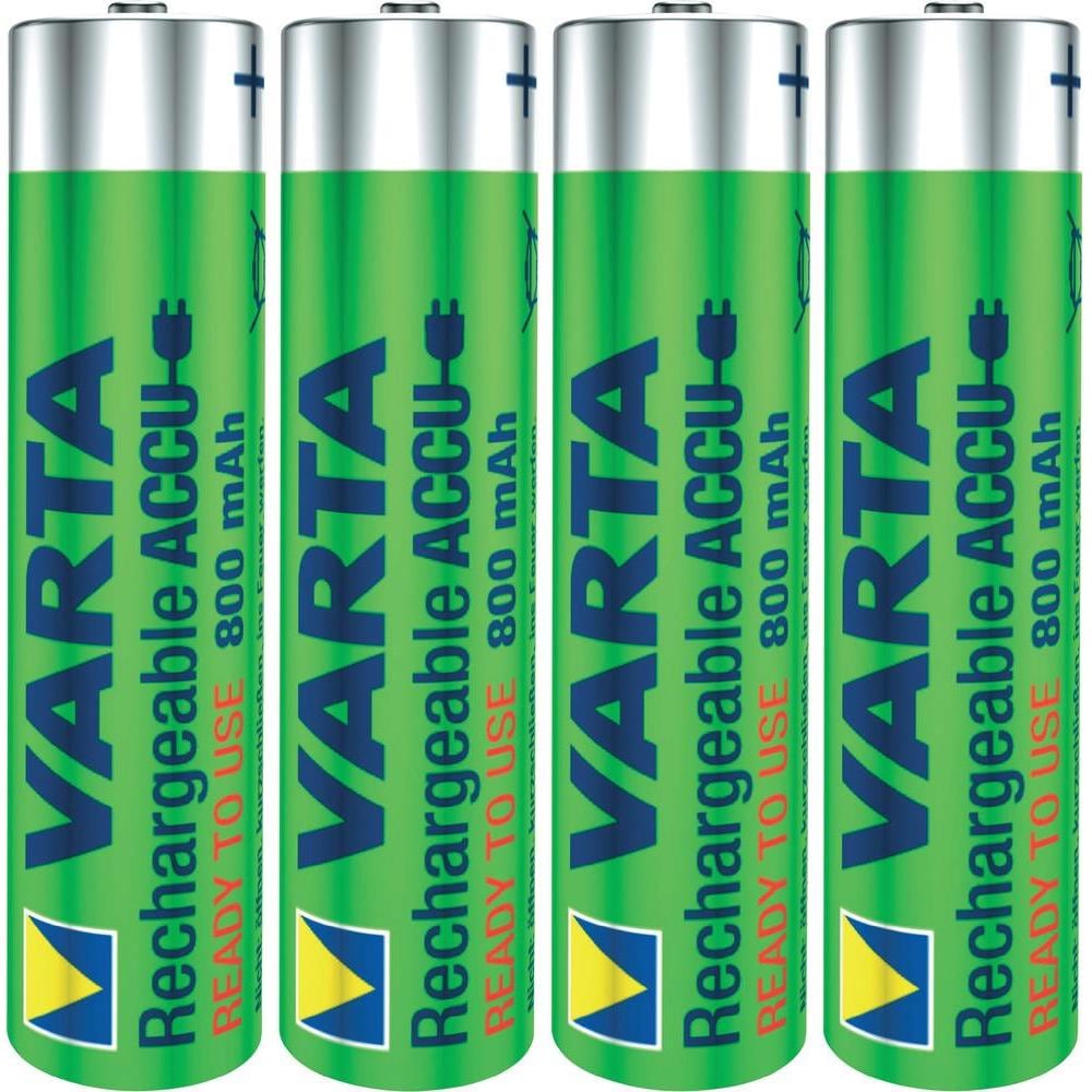 Opschudding Luidspreker Gouverneur VARTA oplaadbare batterijen AAA Micro 800mAh 4-pack - Bestel op 24hshop.nl