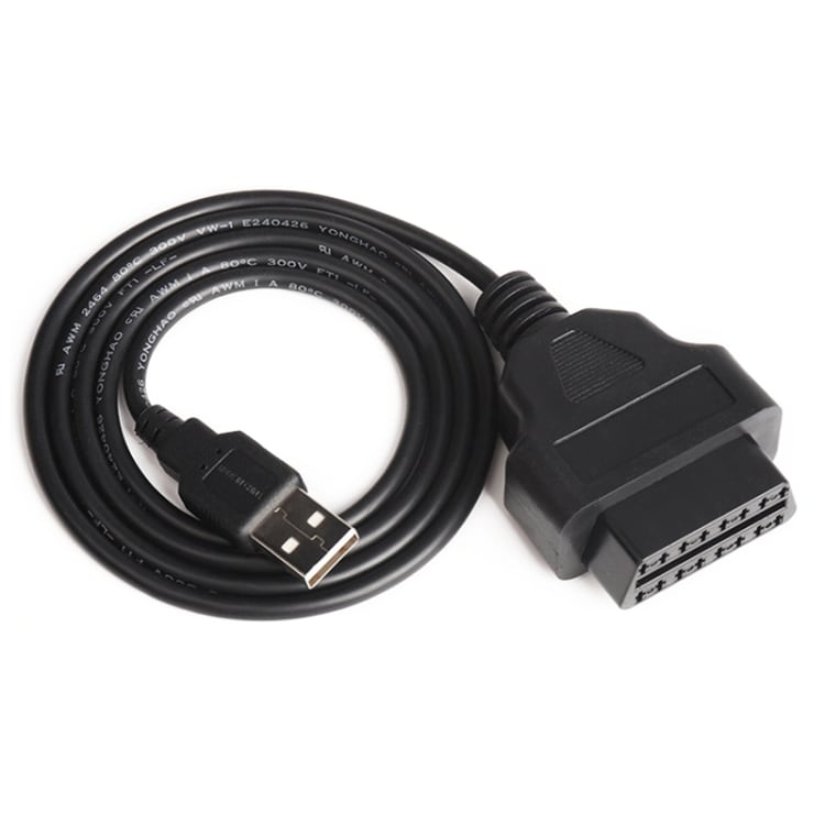 OBD 2 vrouwelijke naar USB-kabel 1m