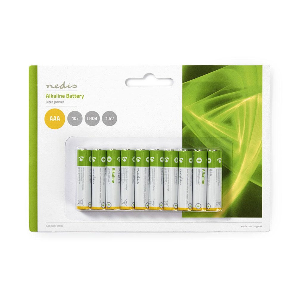 Alkaline batterijen AAA 10-pack