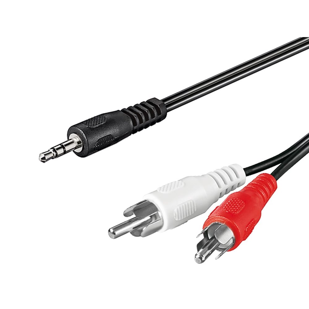 Goobay Audio-adapterkabel 3,5 mm naar RCA - 3M