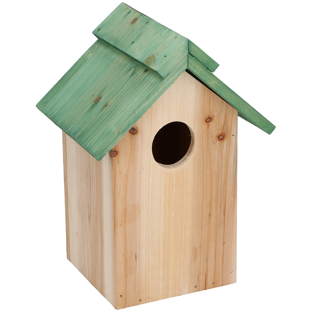 Waterdicht vogelhuisje voor kleine vogels 24cm met openklapbaar dak