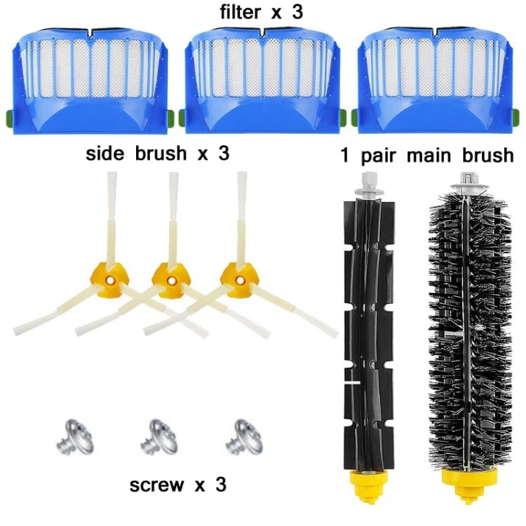 Reinigingsborstels, filters en accessoires voor iRobot Roomba 6-serie